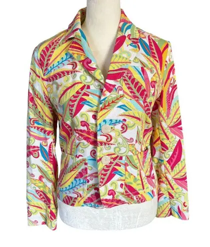 Tommy Hilfiger  vintage 2P stretch long sleeve colorful retro blazer jacket - Image 1