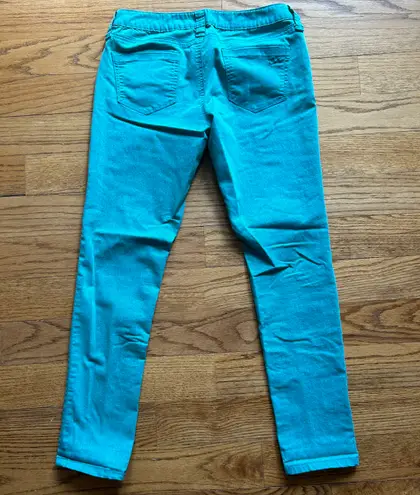 Turquoise Jeggings Blue
