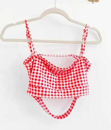 Blackbough Cherry Gingham Zoe Bikini Top