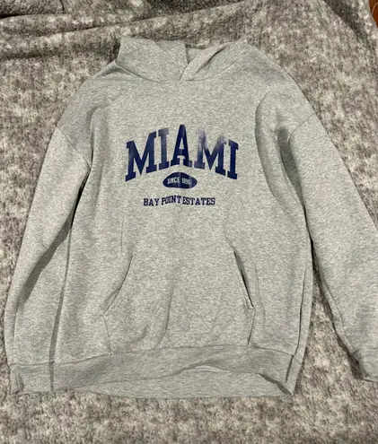 Miami Sweatshirt Gray Size XL