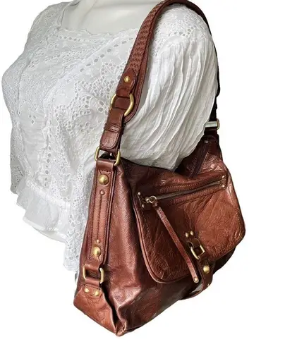 The Sak Leather Hobo Shoulder Bag