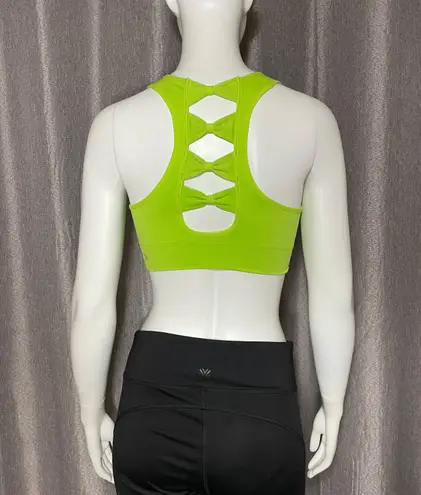 Soho Sport Active Wear Lime Green Sports Top