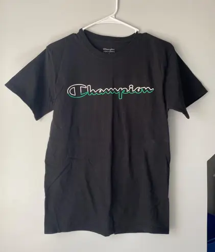 Champion Black  Tee Shirt