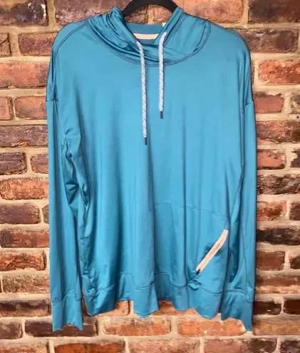 Outdoor Research Teal Blue Chain Reaction Hoodie Hoody Women's Size Large