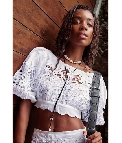 Free People  Katie Leather Shell Choker NWT Layered Necklace Beach Bohemian Surf