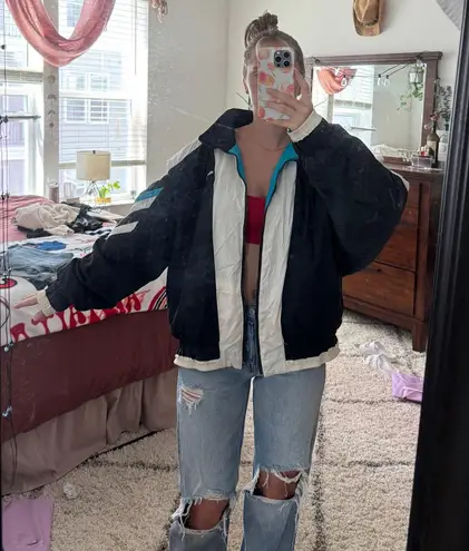 Vintage Ellesse Reversible Bomber Jacket Multiple Size XL