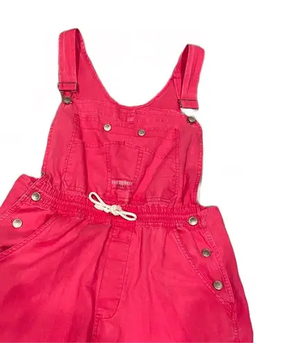 Gitano Vintage 90s Hot Pink Overall Shorts š„