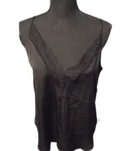 Willow & Root Black Lace Cami Womens Size Medium M