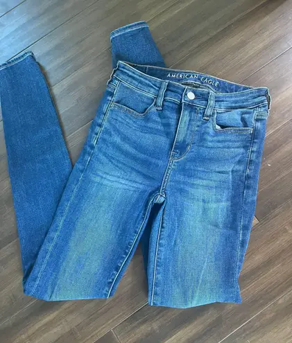 American Eagle AEO Next Level Stretch X Long High Rise Jegging Jeans Great For Tall Ladies!