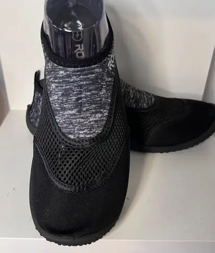 Rockin Water Shoes Swim Socks Quick Dry Aqua Socks Beach Pool Black Size 7