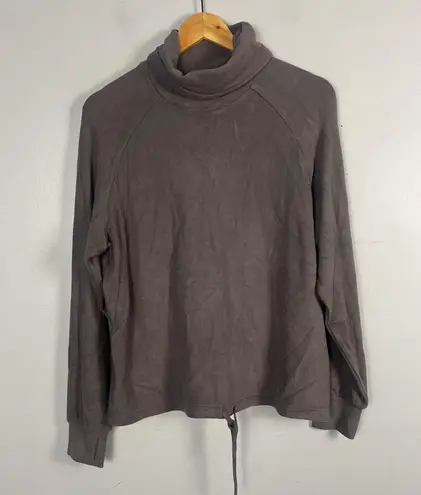 Varley New Portland High Neck Midlayer Sweater in Deep Charcoal size XS