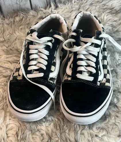 Vanilla Bay Original Vans Sneakers (Checkerboard Style)