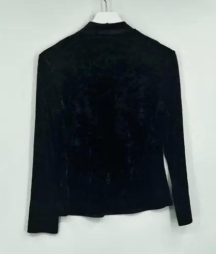 Vintage Y2K Goth Grunge Velvet Shirt SZ S