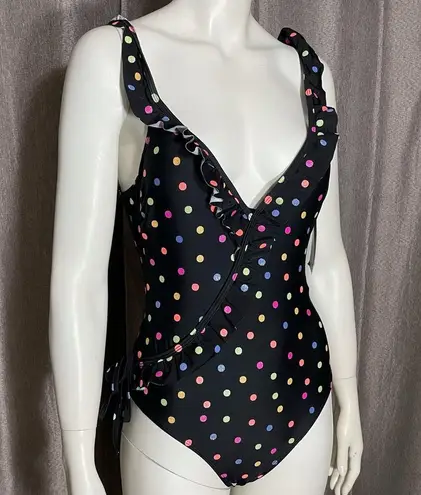 California Sunshine Polka Dot One Piece Swimsuit