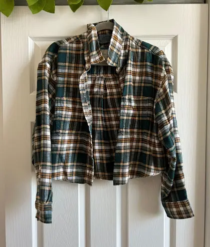 American Eagle AE Cropped Flannel