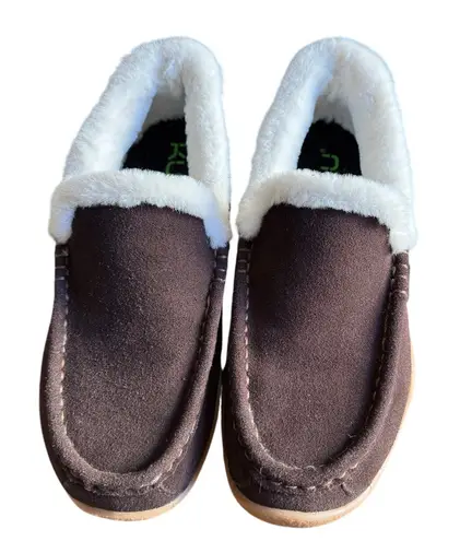 Kuru LOFT Moccasin Indoor/Outdoor Slipper Brown Size 9