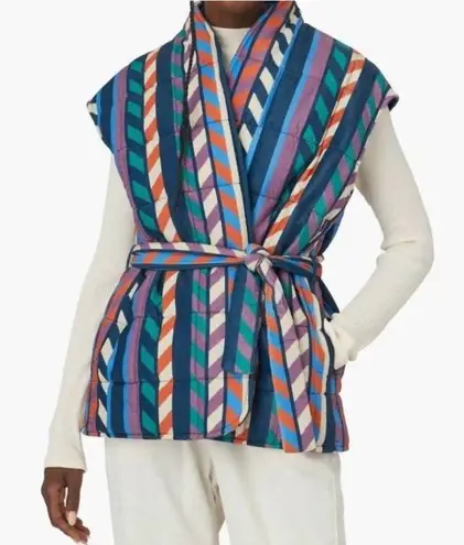 Xirena Cassandra Puffer Vest Rhapsody size Extra Small Blue