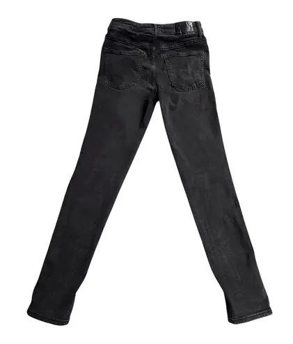 American Rag Cie BLACK JEANS Button Skinny Jean Denim 28x27 Women's 7 Stretch Size undefined