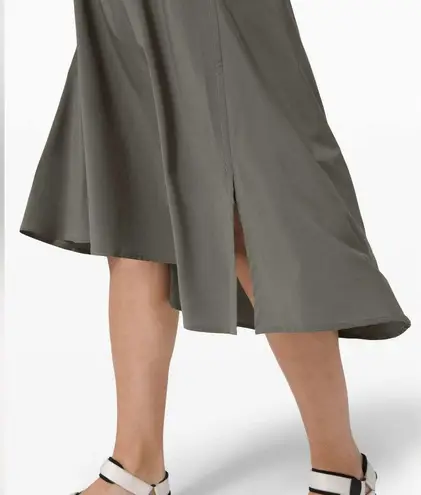 Lululemon NWT  Time To Flounce Skirt Grey Sage Sz 10