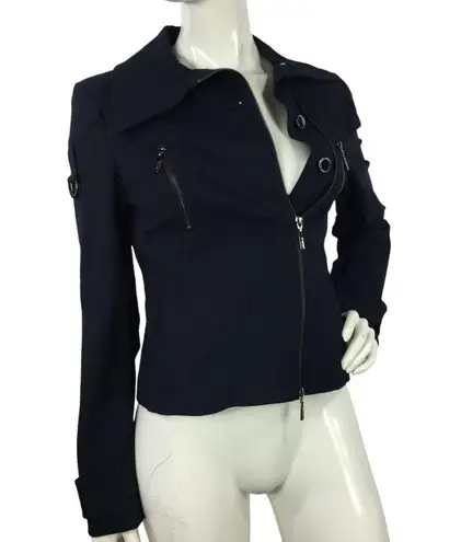 Guess by Marciano  Asymmetrical Jacket Navy Size 4