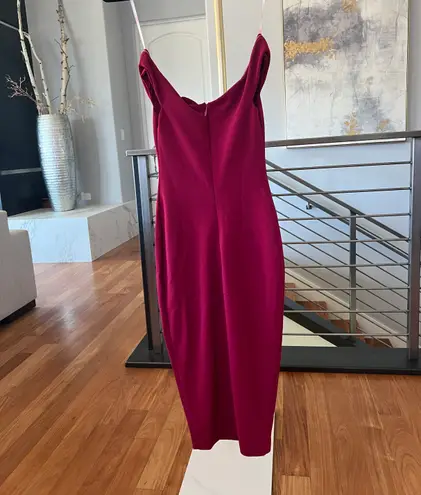 Nookie Elena Midi Dress In Ruby