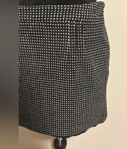 Adam Lippes EUC Adam Plus Eve Black and White Polka Dot Skirt size 8