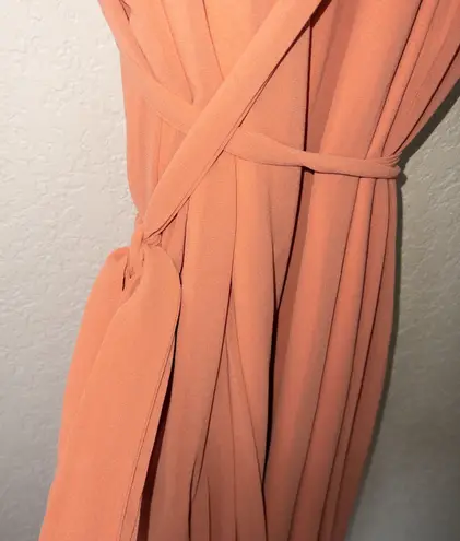 Hutch New x ModCloth Pink Fluttering Of My Heart Maxi Wrap Dress Size 4X