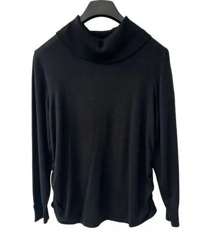 Lane Bryant  Black sweater Cowl Neck Top size 14/16