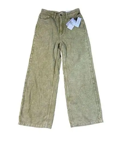 BDG NWT‎  Urban Outfitters High And Wide Women's Size 29 Green Corduroy Pants