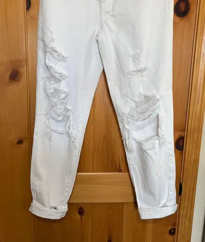 Pistola White Blizzard Presley High Rise Relaxed Roller Denim Jeans Size 26 NWOT