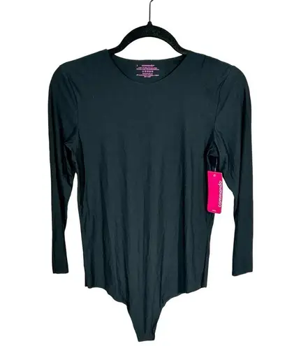 Commando NEW NWT  Butter Crewneck 3/4 Sleeve Bodysuit Black BDS104