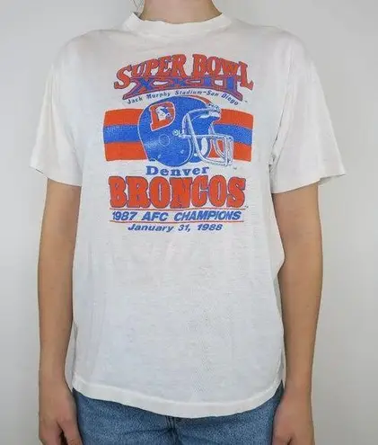 NFL Vintage 80s Super Bowl XXII Denver Broncos T-Shirt