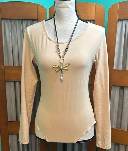 MANGOPOP Cream Long Sleeve bodysuit