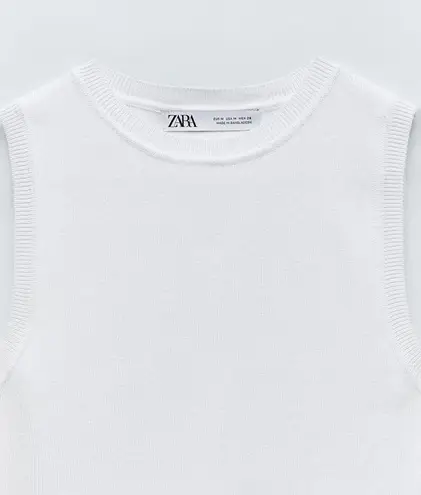 ZARA Cropped Knit Top