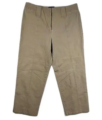 Y2K Vintage Bentley A Khaki Pants Womens 30" Waist Coastal Grandma Granny Tan