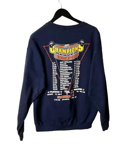 Starter Vintage 90s Denver Broncos Super Bowl XXXIII Champions Crewneck USA Made