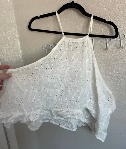 Flowy Cropped Halter Top Size 3X