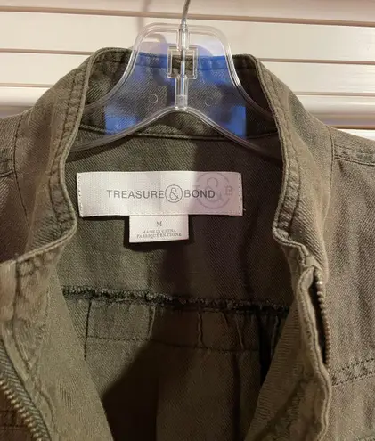 Treasure & Bond Linen Blend Field Jacket