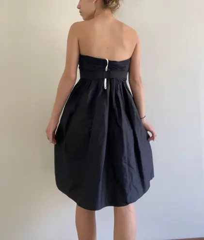 Vera Wang Black Strapless  Prom Party Dress Size 4