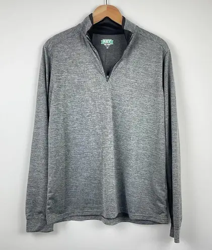 Key Est 1908 Women's Legacy Quarter Zip Pull Over in Light Gray