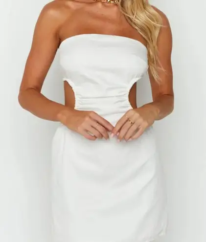 Beginning Boutique White Mini Dress