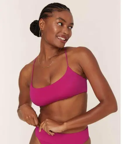 ANDIE Swim the Fiji Top in Magenta M NWT