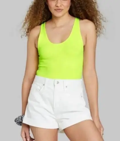 Wild Fable  Textured Versatile Neon Bodysuit