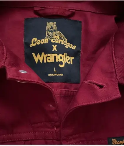 Wrangler leon bridges x  collab utility jacket