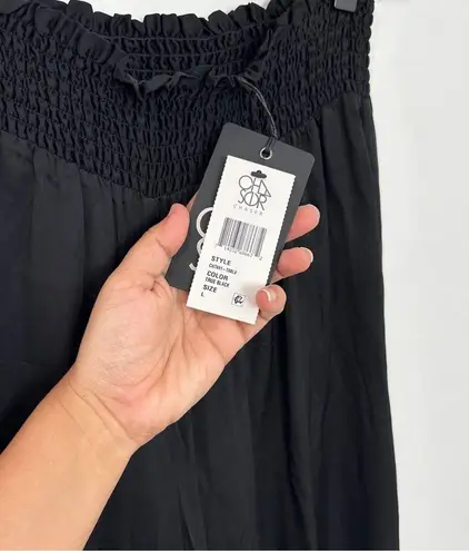 Chaser NWT  Smocked Wide Leg Pant Black Loungewear size Large - Image 5