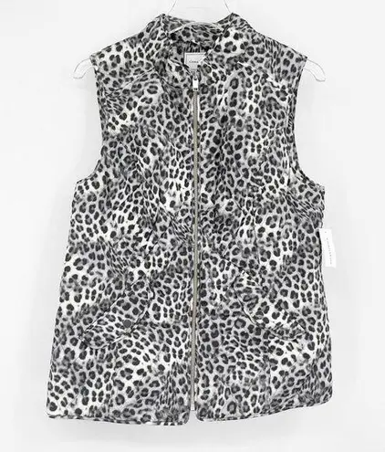 Charter Club Leopard Quilted Vest