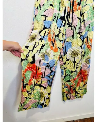 Equipment Multicolor Floral 100% Silk Ultra-flowy Lorin Wide Leg Trousers Size 2