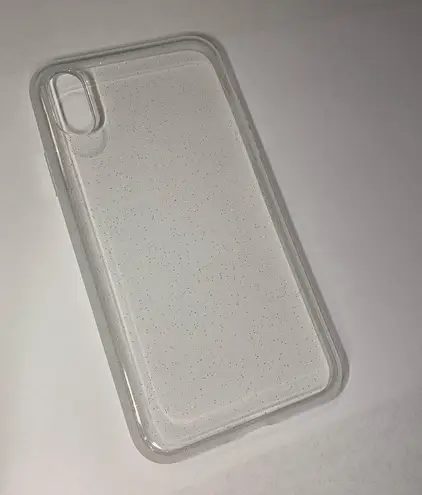 NEW!!! Clear iPhone X Glitter case