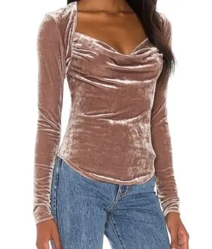 Free People NWT!  Perfect Date Cowlneck Top - Size Small