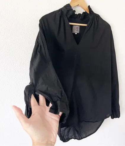 A Shirt Thing Penelope Cabo Long Sleeve Shirt in Black Size M